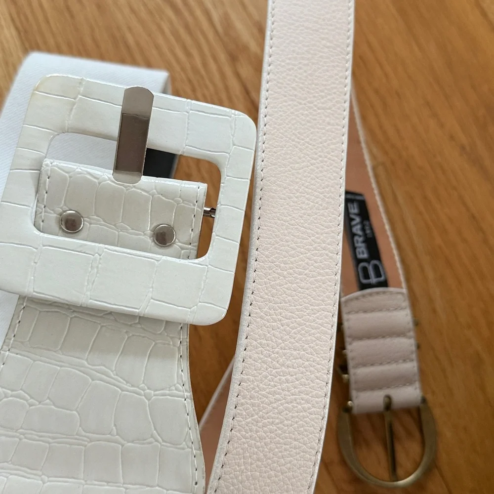 Vintage leather belt Brave leather belt size 32